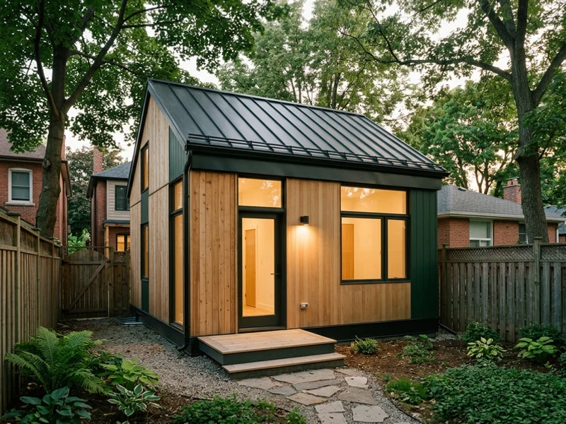 After: attached rear suite with private entry on the same East York lot