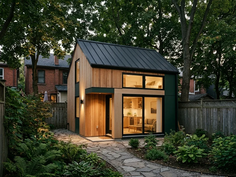 After: one-bedroom rental suite in the same Trinity-Bellwoods yard
