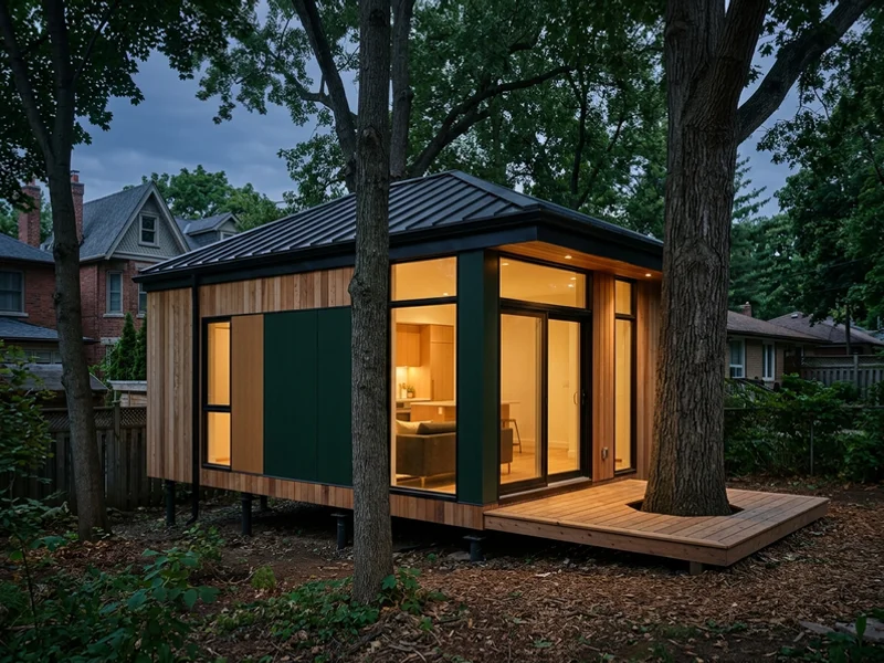 After: two-bedroom family suite between preserved oaks in Forest Hill