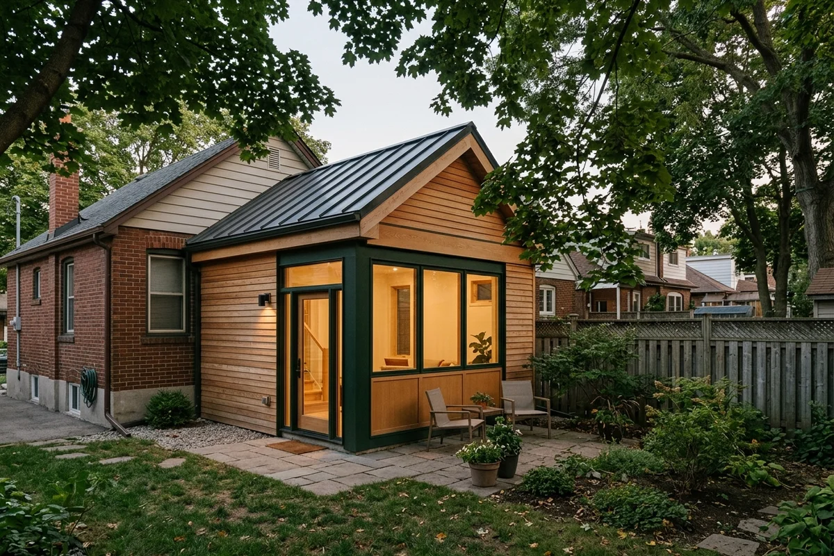 42 sqm attached suite with private entry in East York