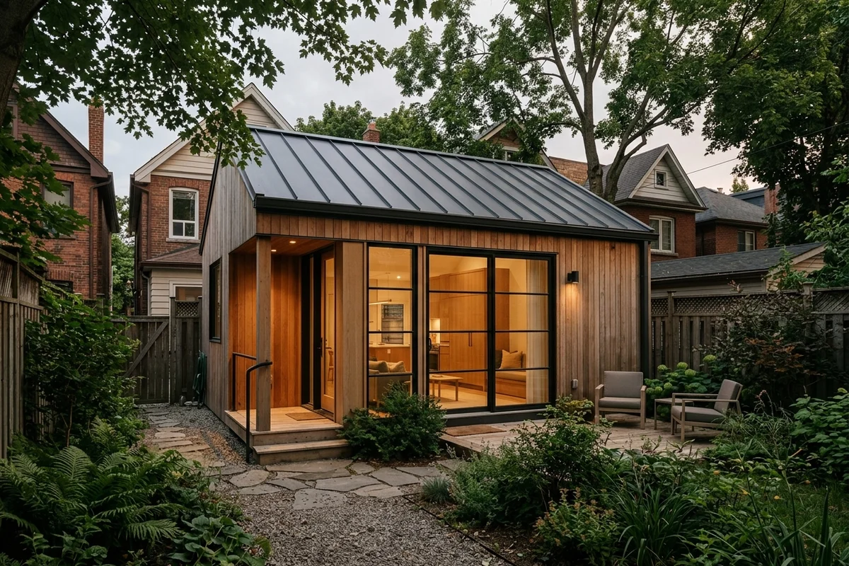 55 sqm one-bedroom rental garden suite in Trinity-Bellwoods
